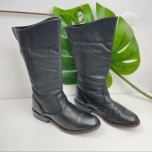 Dingo Black Leather Boots 7M